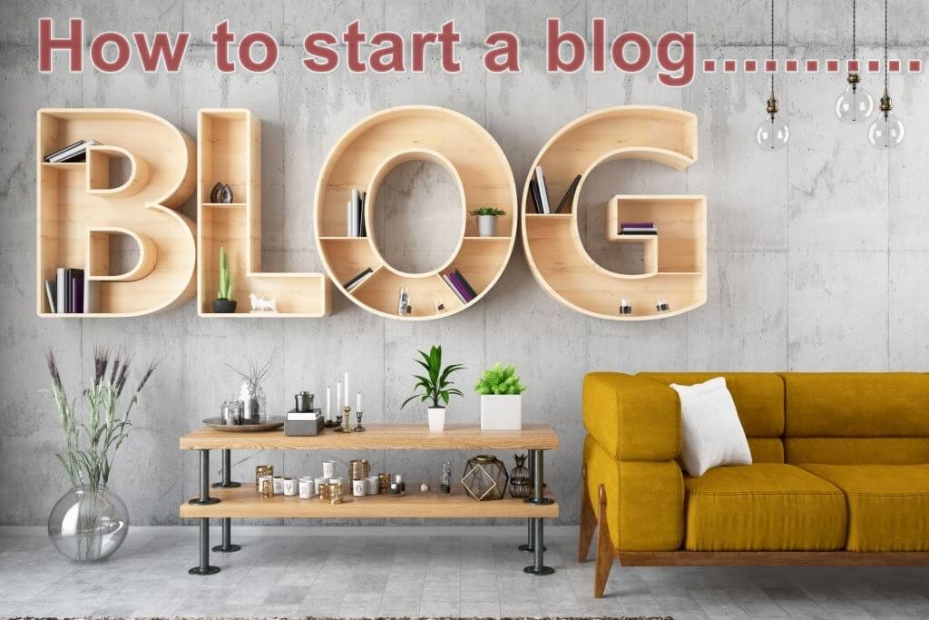 how to start a blog in less then an hour